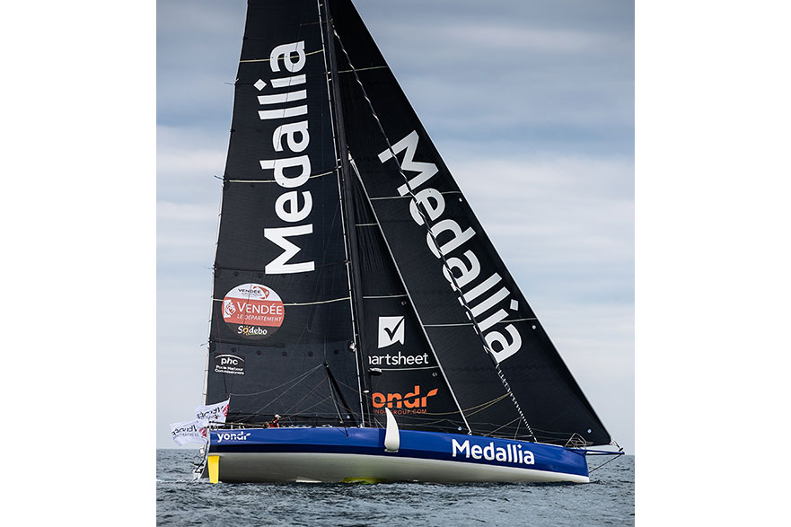 Pip Hares new IMOCA 60 Medallia with the latest B&G marine electronics for racing
