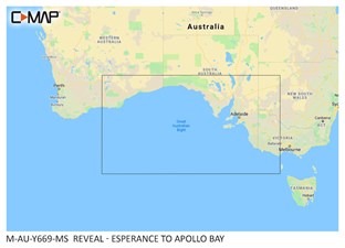 C-MAP® REVEAL™ - Esperance to Apollo Bay
