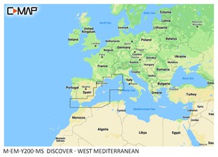 C-MAP® DISCOVER™ - West Mediterranean