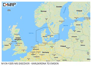 C-MAP® DISCOVER™ - Karlskrona to Emden