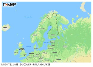 C-MAP® DISCOVER™ - Finland Lakes