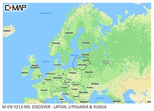 C-MAP® DISCOVER™ - Latvia, Lithuania & Russia
